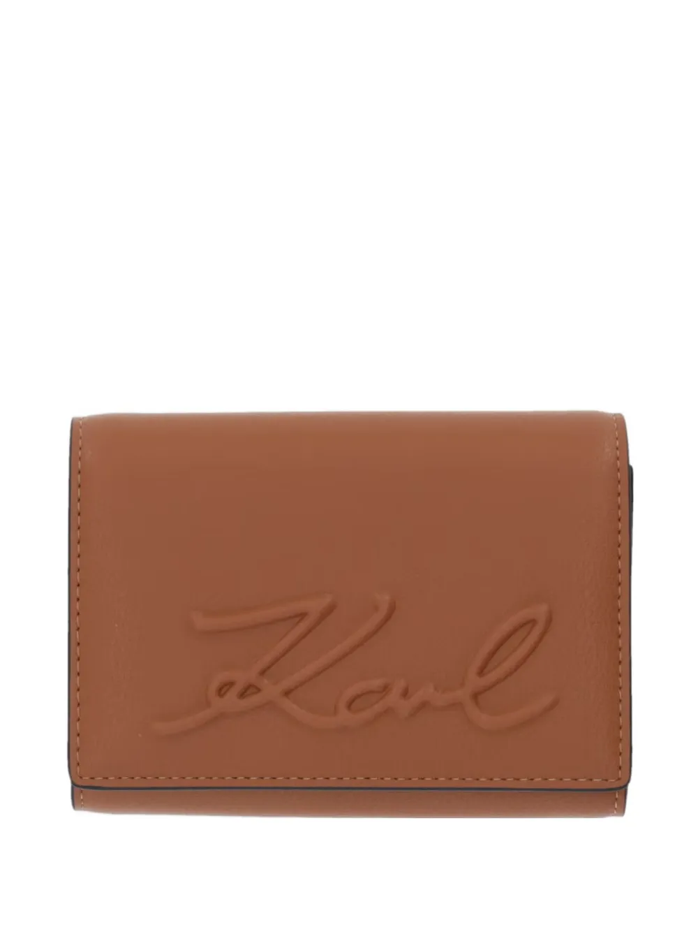 Karl Lagerfeld Karl Signature wallet - Marrone