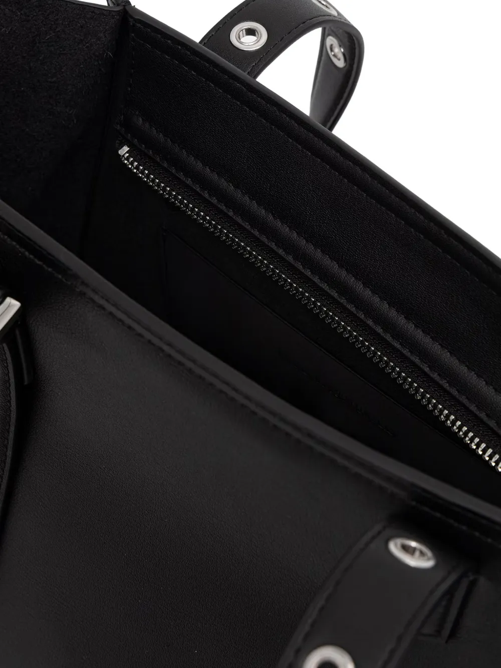 Karl Lagerfeld Shopper met ringlets en gespen Zwart