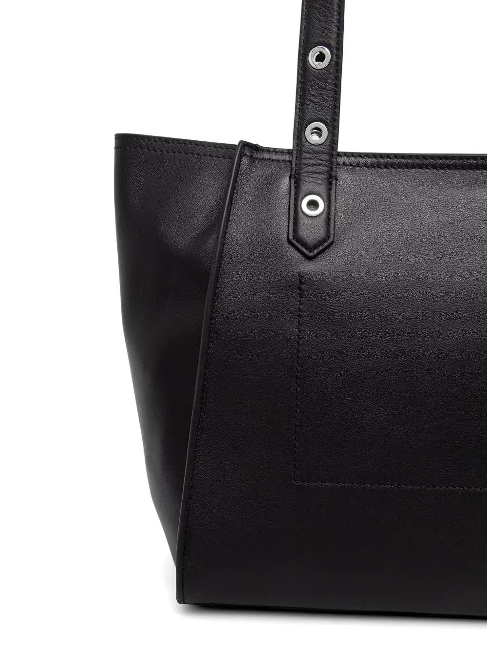 Karl Lagerfeld Shopper met ringlets en gespen Zwart