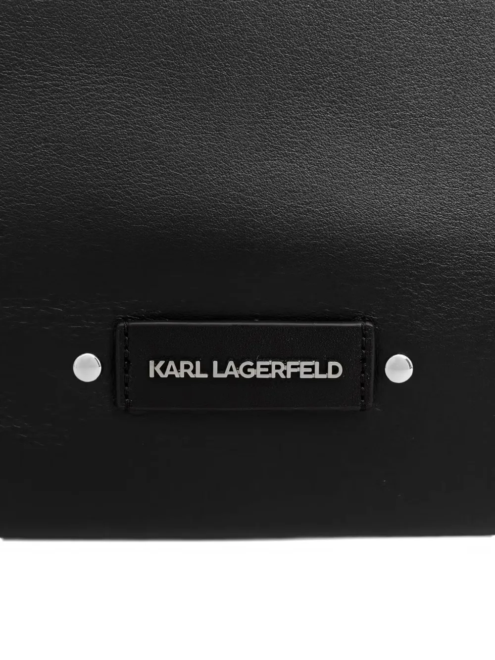Karl Lagerfeld Shopper met ringlets en gespen Zwart