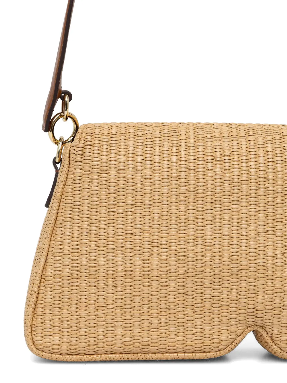 Karl Lagerfeld Ikon K geweven schoudertas Beige