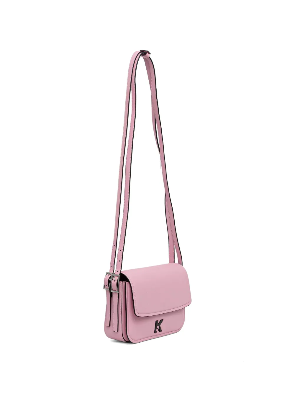 Karl Lagerfeld Jeans Crossbodytas met logoplakkaat Roze