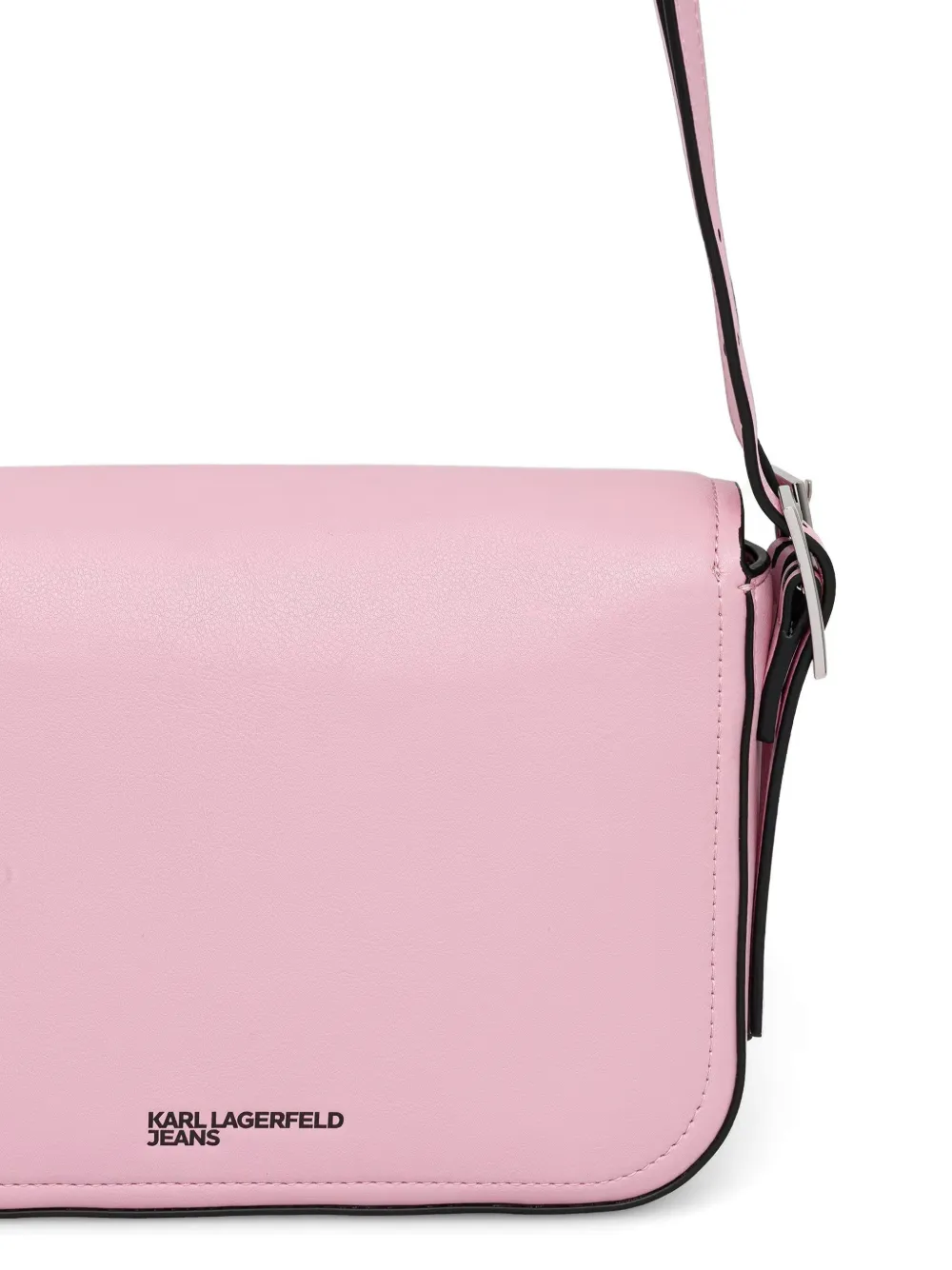 Karl Lagerfeld Jeans Crossbodytas met logoplakkaat Roze