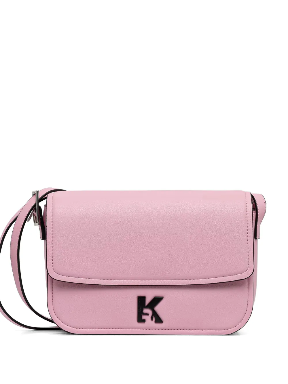Karl Lagerfeld Jeans logo-plaque crossbody bag - Rosa