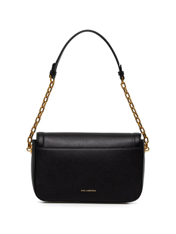 Karl Lagerfeld チェーンリンク ショルダーバッグ | ブラック 