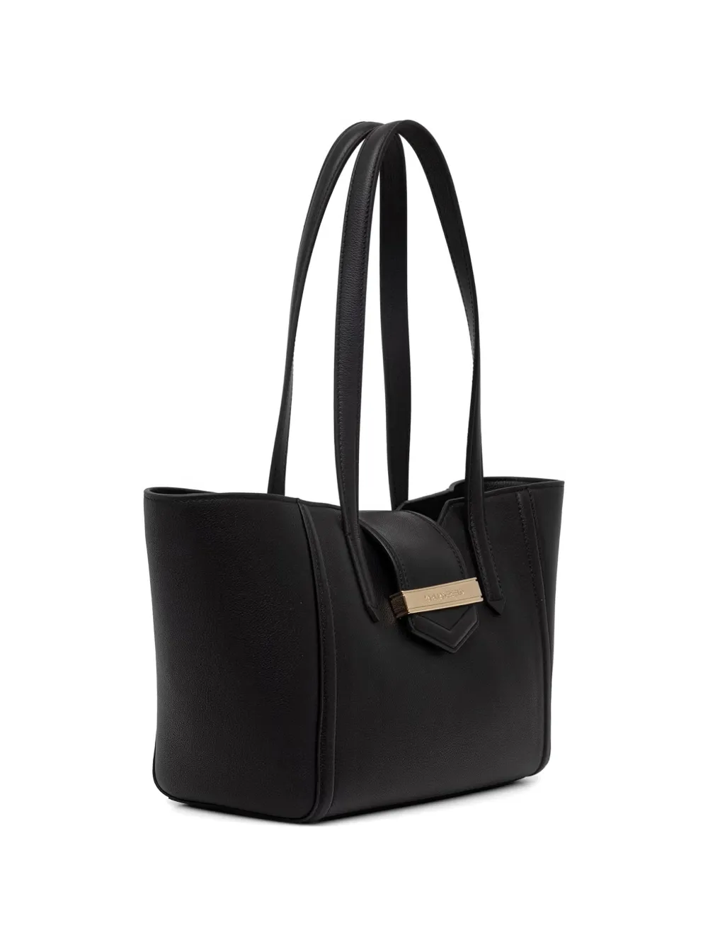 Karl Lagerfeld Shopper met logoplakkaat Zwart