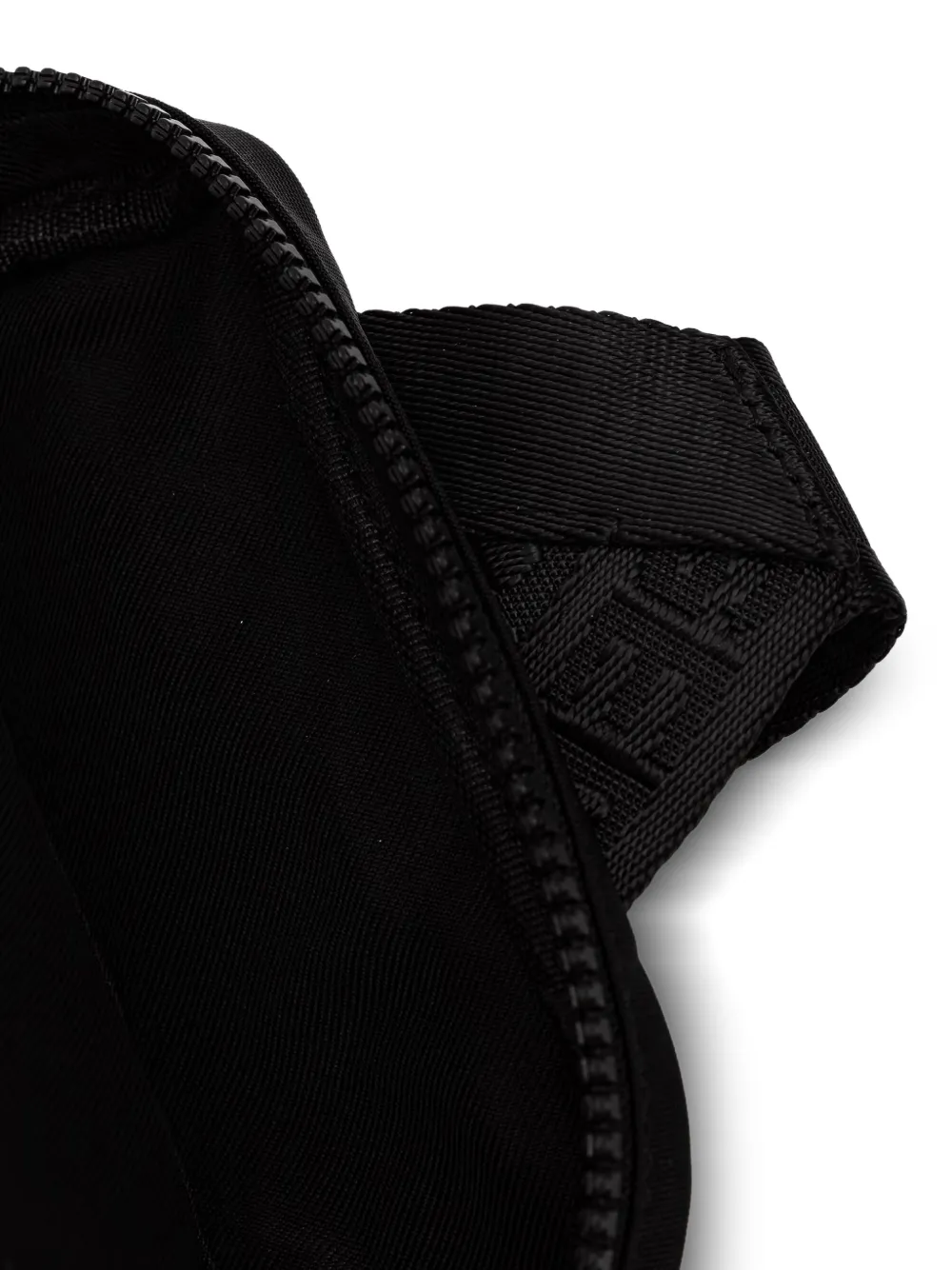 Karl Lagerfeld Jeans logoprint heuptas met bungeekoord Zwart