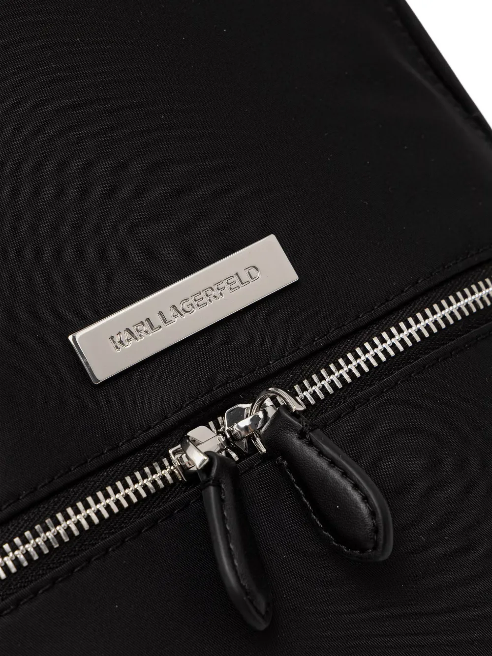 Karl Lagerfeld Rugzak met logoplakkaat Zwart