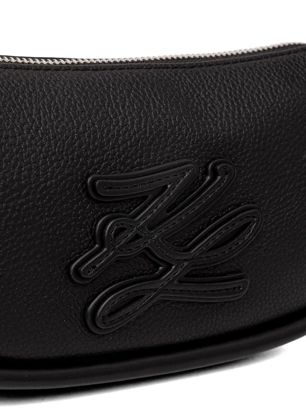 Karl Lagerfeld Crossbodytas met logopatch Zwart