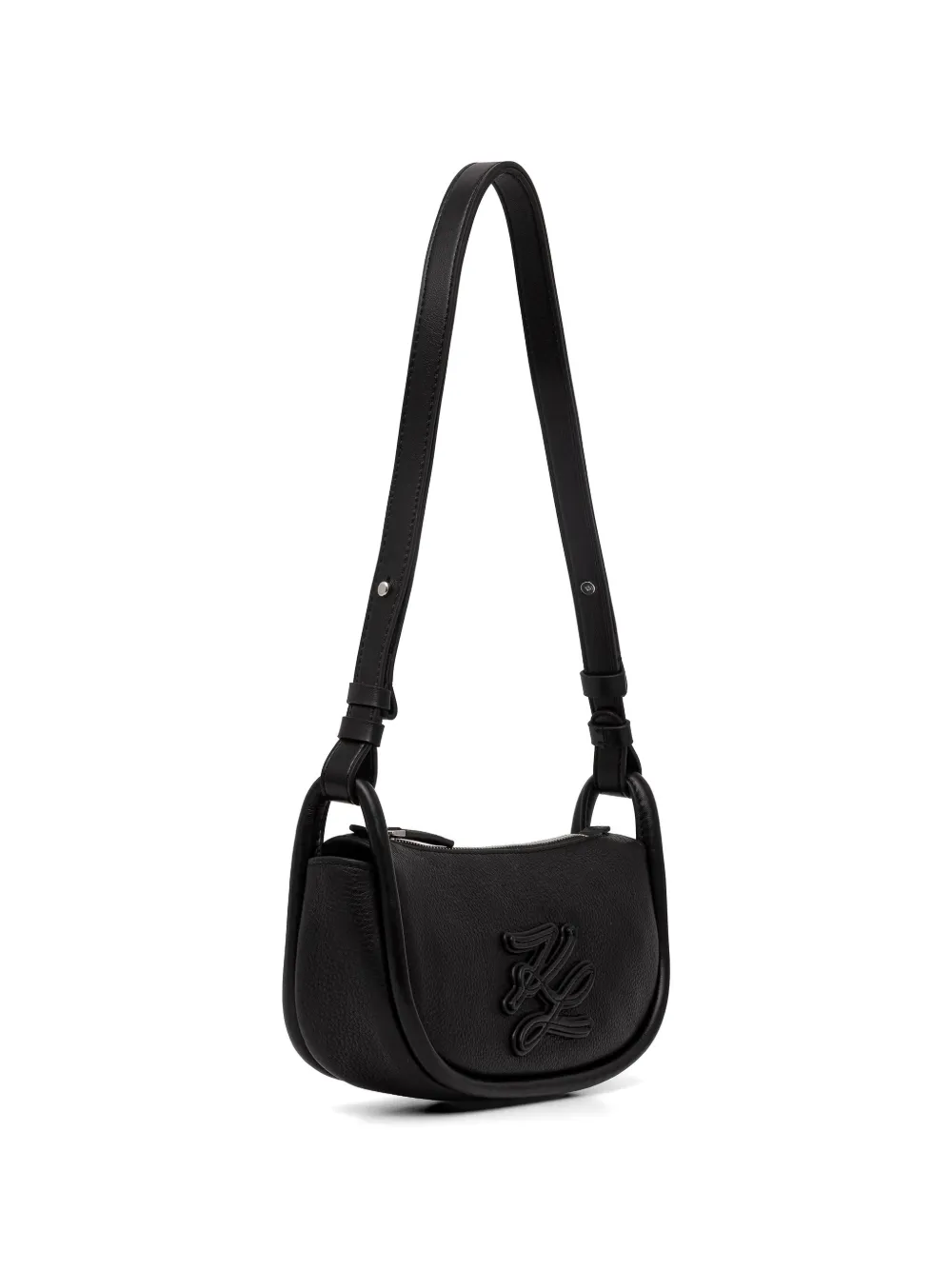 Karl Lagerfeld Crossbodytas met logopatch Zwart