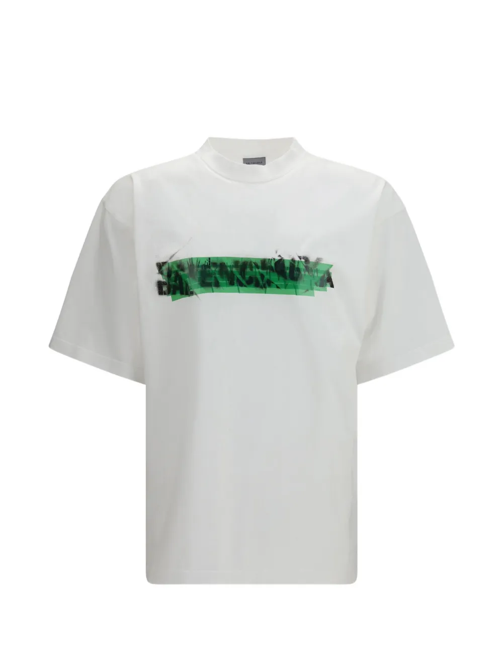 Balenciaga logo-print cotton t-shirt - Bianco