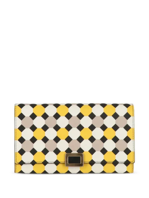 Roger Vivier bolsa de mano con estampado geométrico y detalle de hebilla