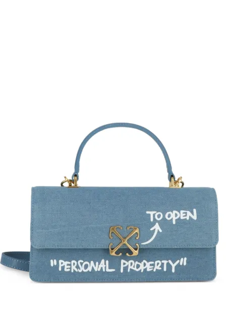 Off-White logo-plaque cross body bag