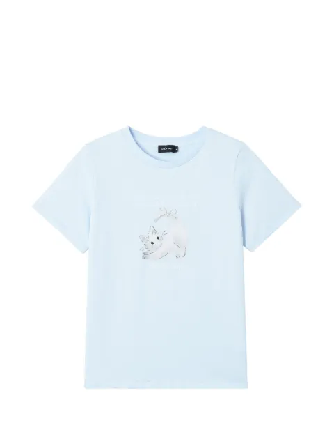 tout a coup cat-print T-shirt