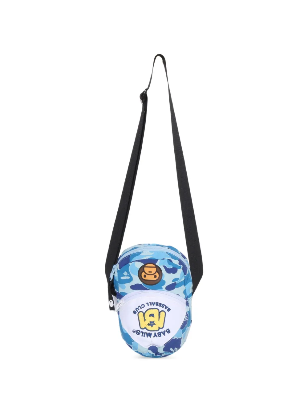 A BATHING APE® Baby Milo camo-print shoulder bag - Blu