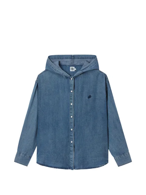 b+ab hooded denim shirt