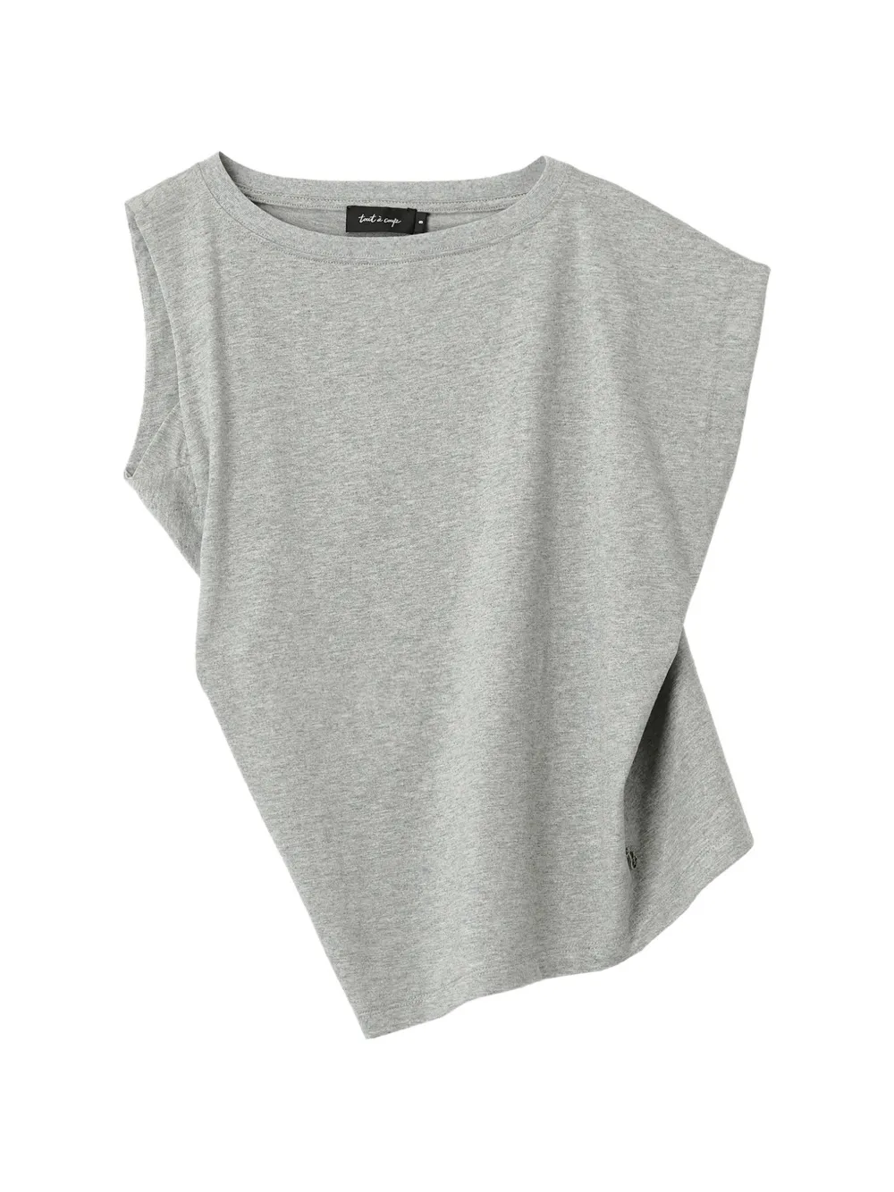tout a coup logo-appliqué T-shirt - Grigio