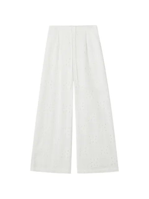 b+ab broderie-anglaise trousers