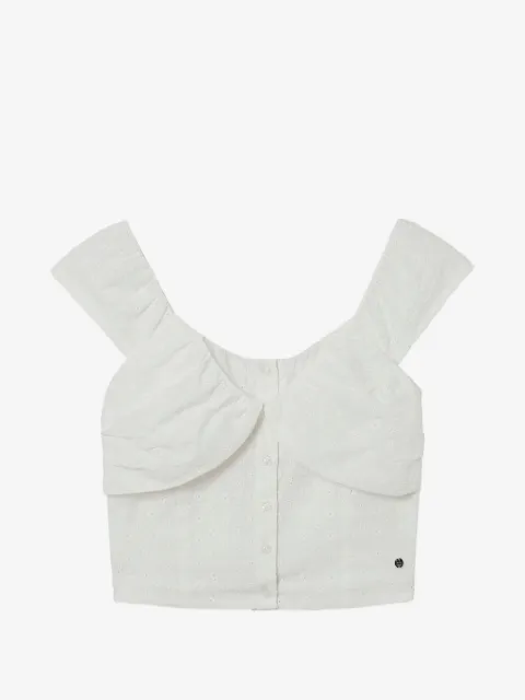 b+ab broderie-anglaise blouse