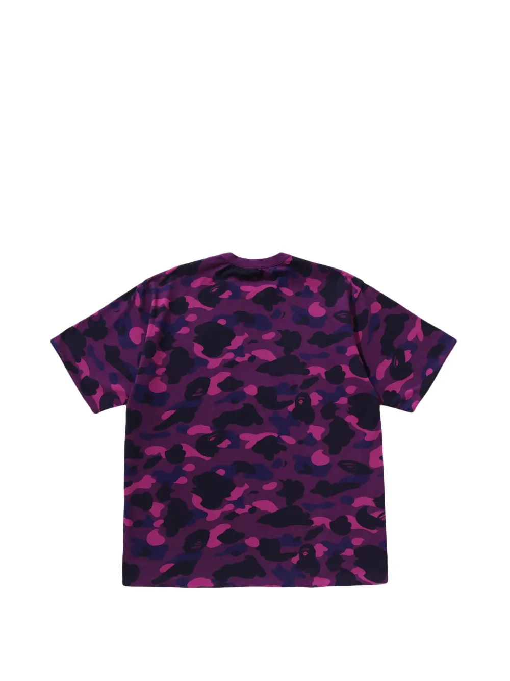 A BATHING APE Omkeerbaar T-shirt met camouflageprint Zwart