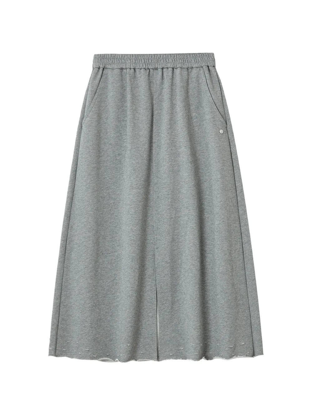 b+ab A-line midi skirt - Grigio