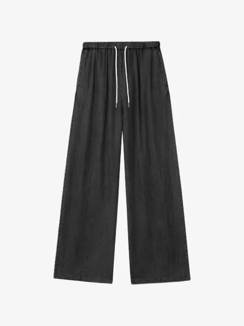 b+ab drawstring-waist wide-leg jeans