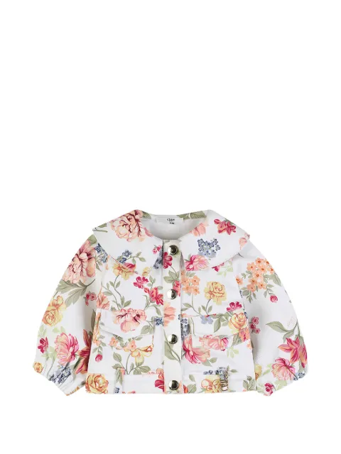 Chloé Kids floral-print jacket