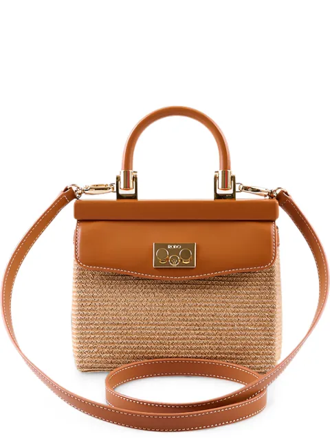 Rodo Paris raffia tote bag
