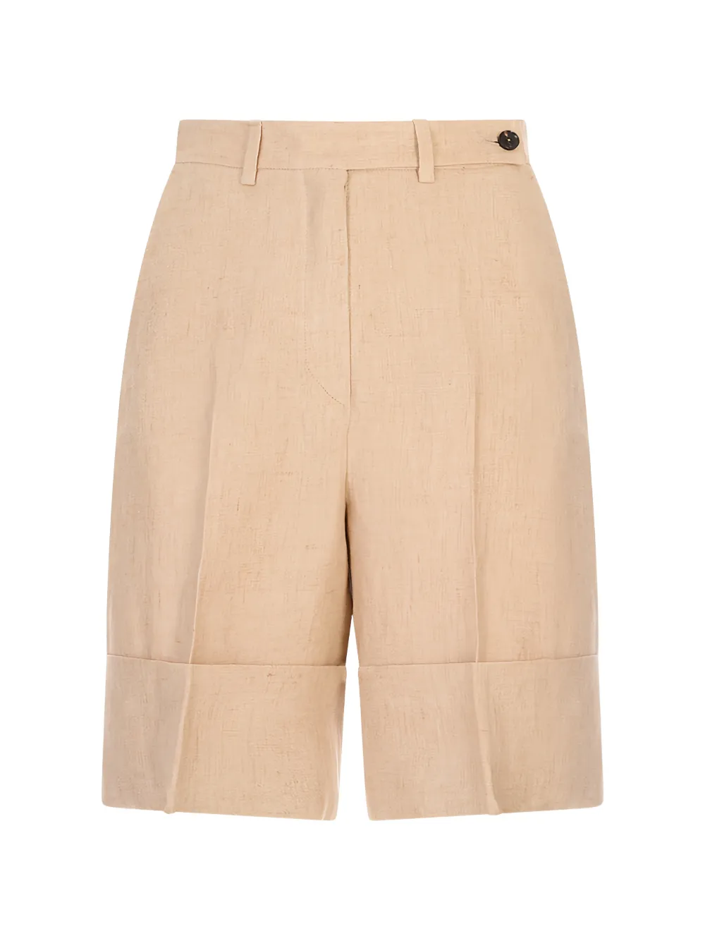 Kiton pleated knee-length shorts - Nude