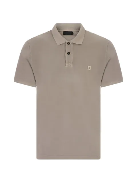 DONDUP logo-embroidered polo shirt