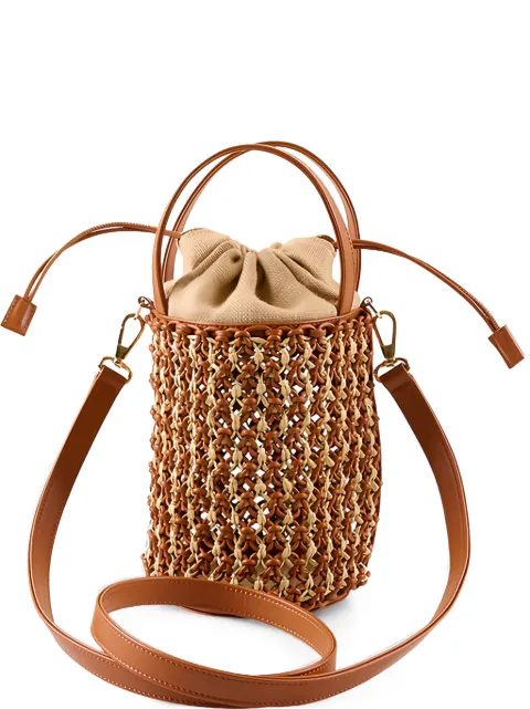 Rodo Rebecca woven-design tote bag