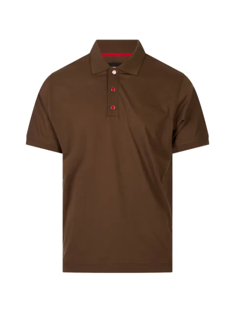 Kiton short-sleeve cotton polo shirt