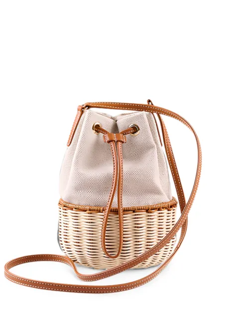 Rodo Adria Wicker bucket bag