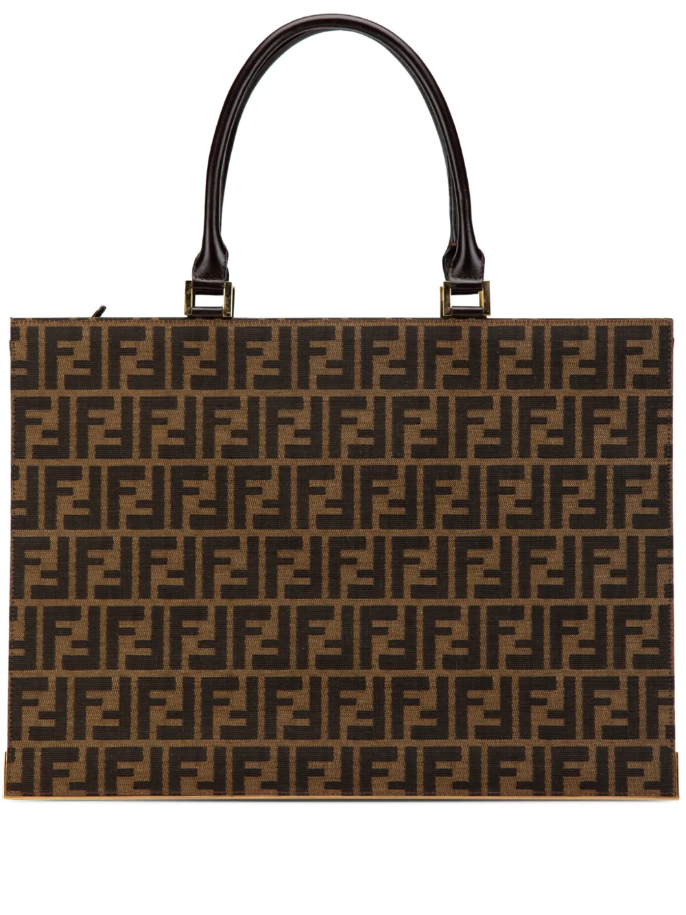 Fendi Pre-Owned 2000-2010 Zucca Canvas tote bag - Marrone