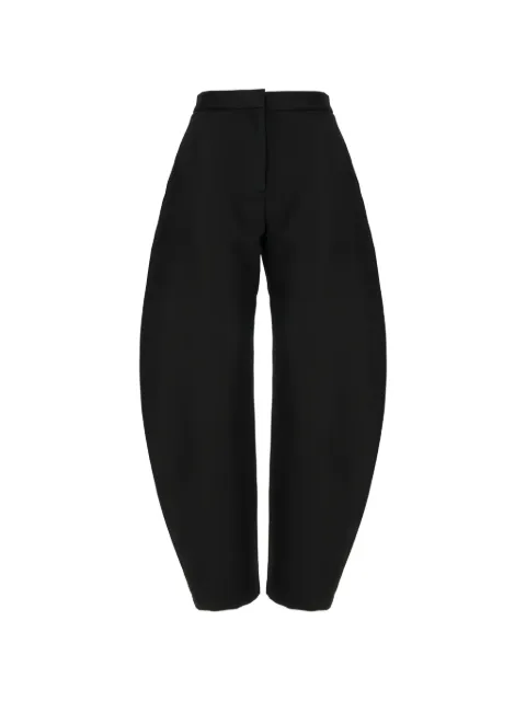 Alaïa pantalones tapered con cierre oculto