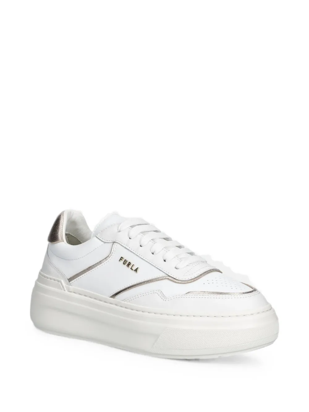 Furla leather sneakers Wit