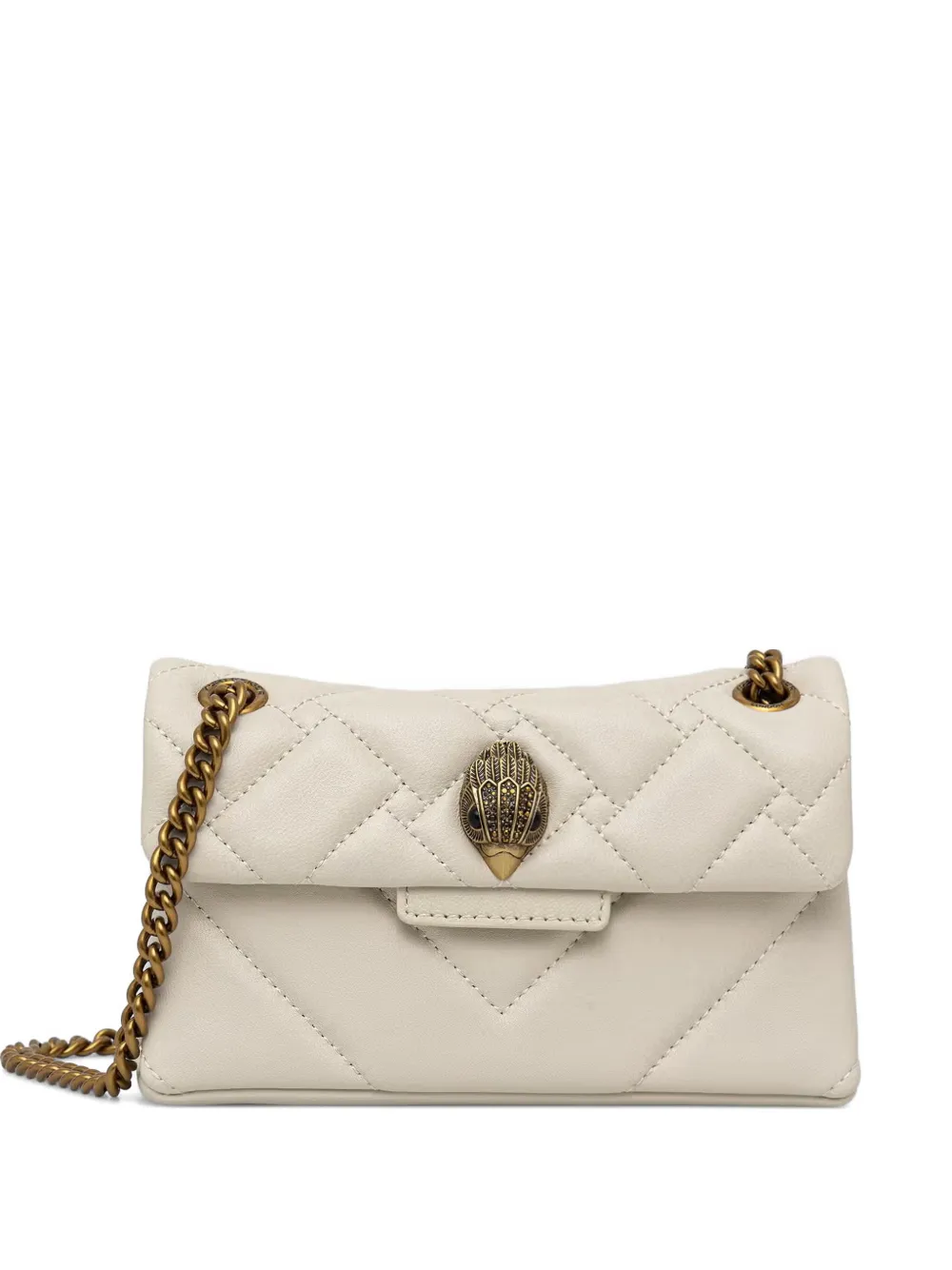 Kurt Geiger London Kensington quilted leather shoulder bag - Toni neutri