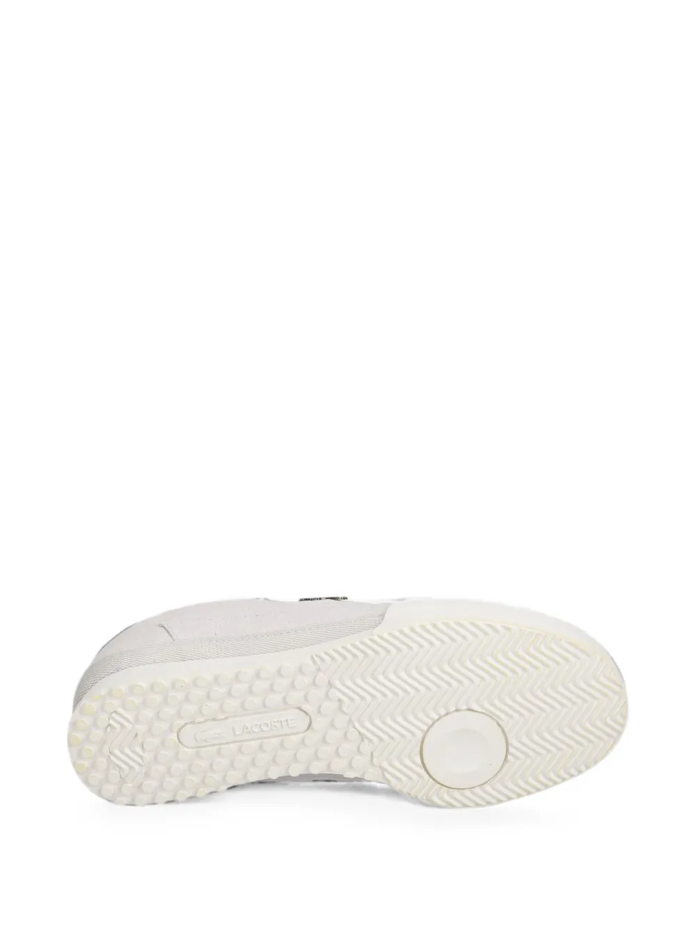 Lacoste Aura logo-plaque suede sneakers Grijs