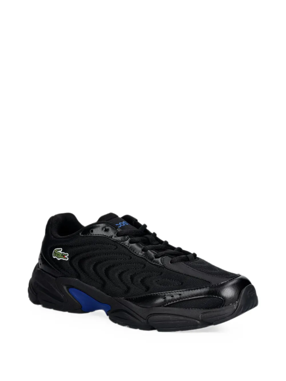 Lacoste Storm 96 2K Lite logo-patch mesh sneakers Zwart