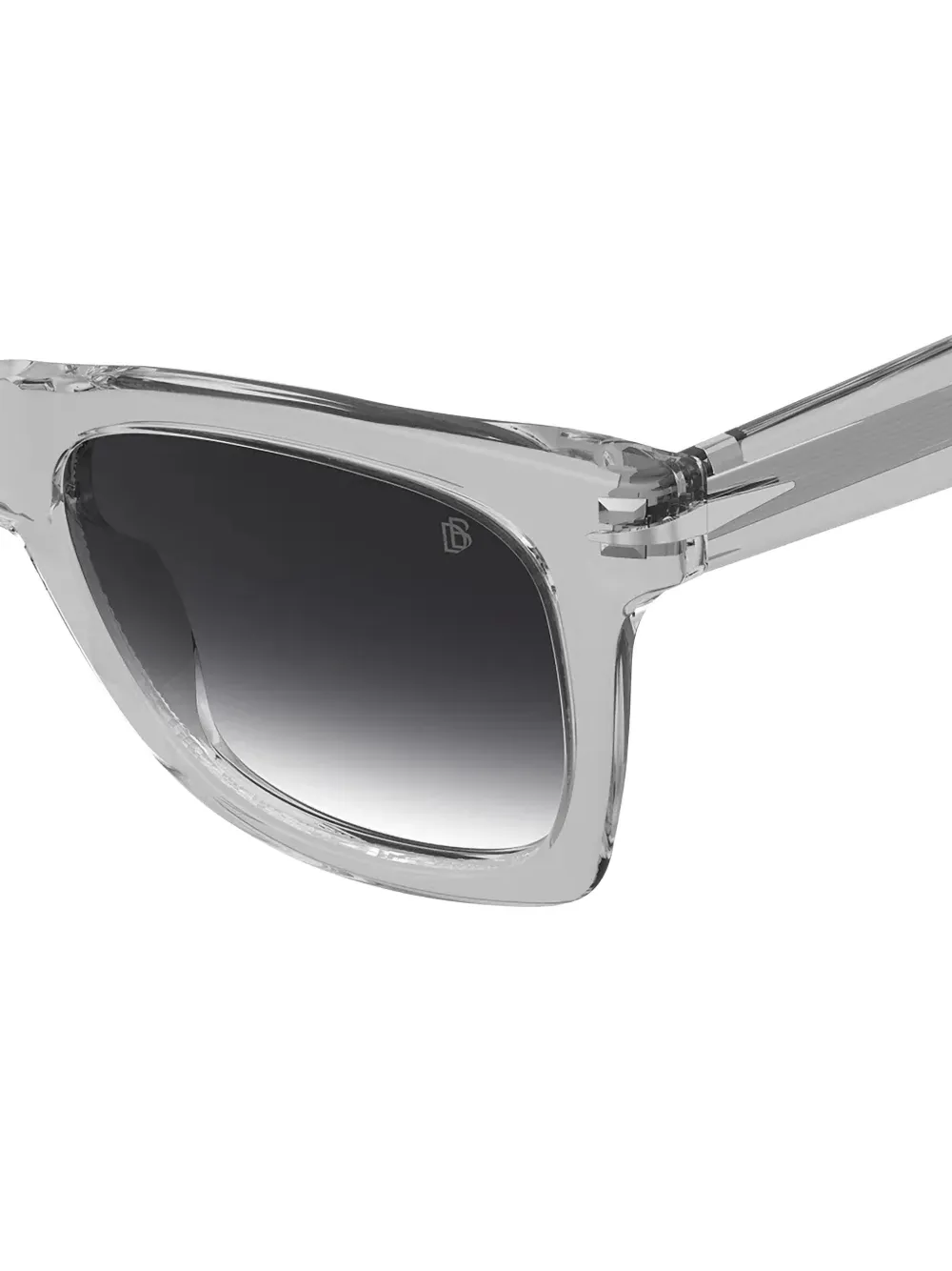  David Beckham Eyewear Gafas De Sol Con Montura Rectangular - Gris 