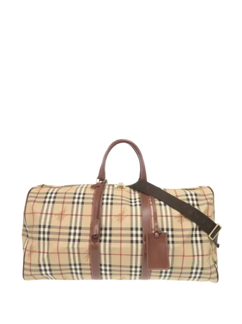 Burberry Pre-Owned 2000-2017 Haymarket Check Coated Canvas travel bag