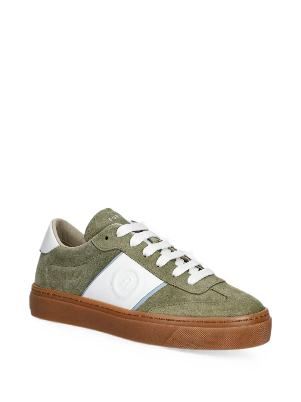 Furla Enjoy suede sneakers Groen
