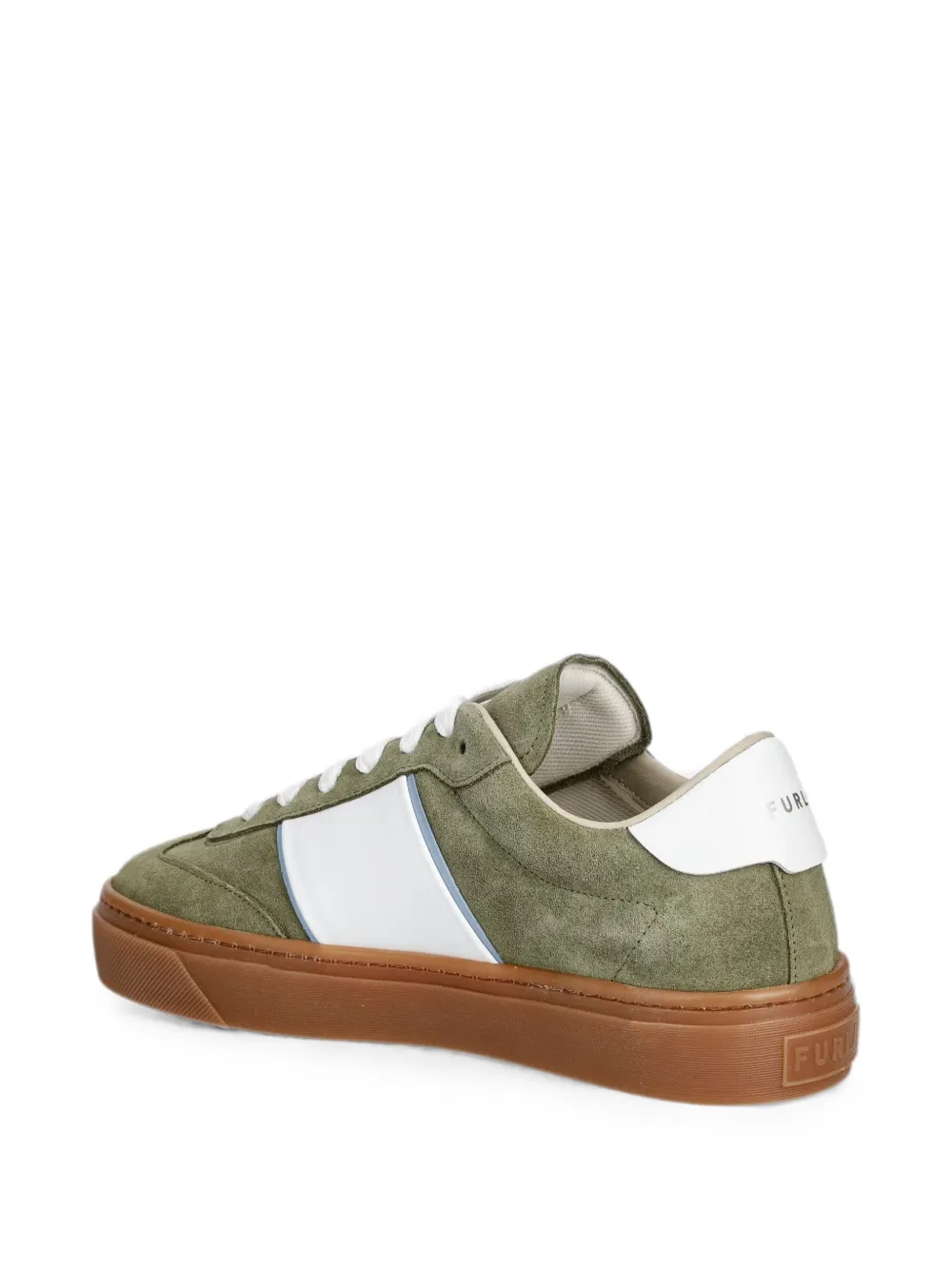 Furla Enjoy suede sneakers Groen