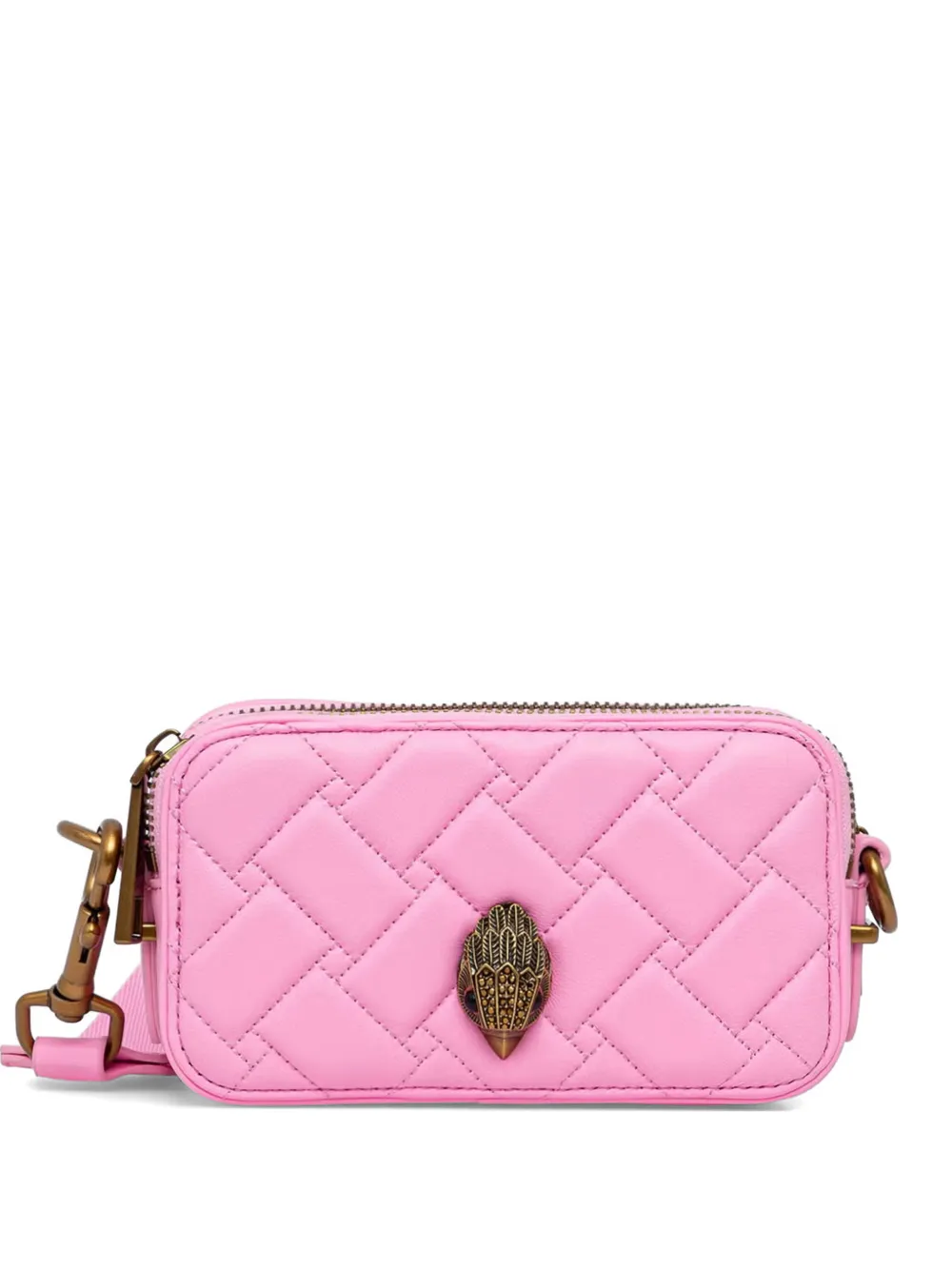 Kurt Geiger London Kensington quilted leather shoulder bag - Rosa