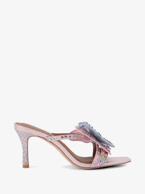 Kurt Geiger London butterfly-applique crystal-embellished sandals