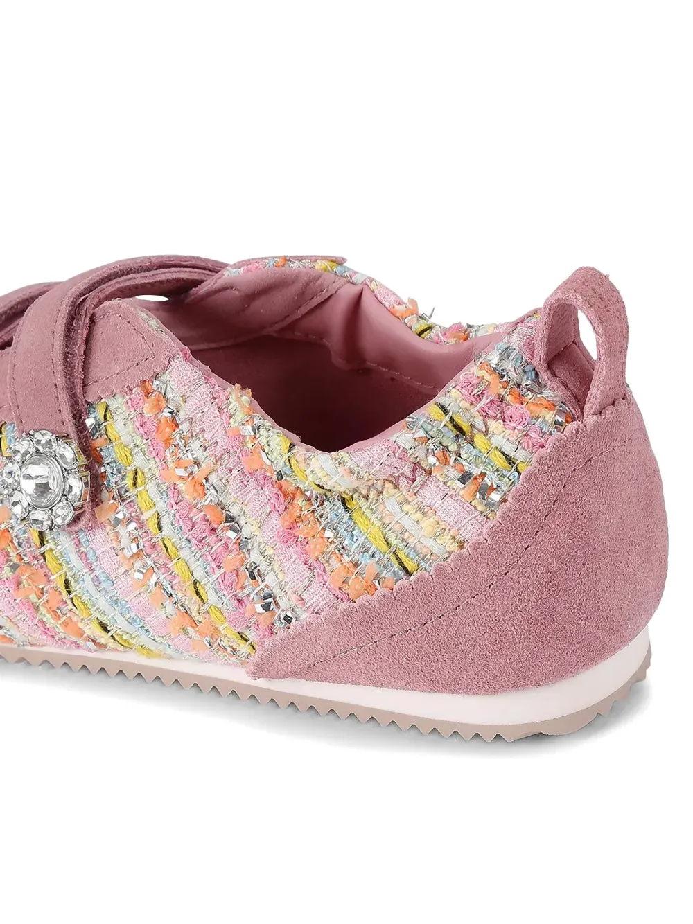 Kurt Geiger London Islington Mary Jane crystal-embellished sneakers Roze
