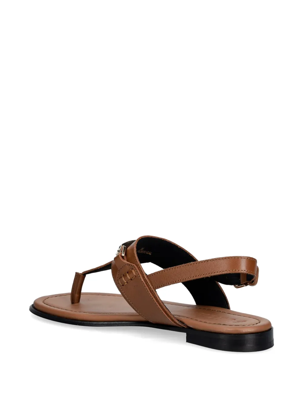 Furla logo-plaque buckled sandals Bruin
