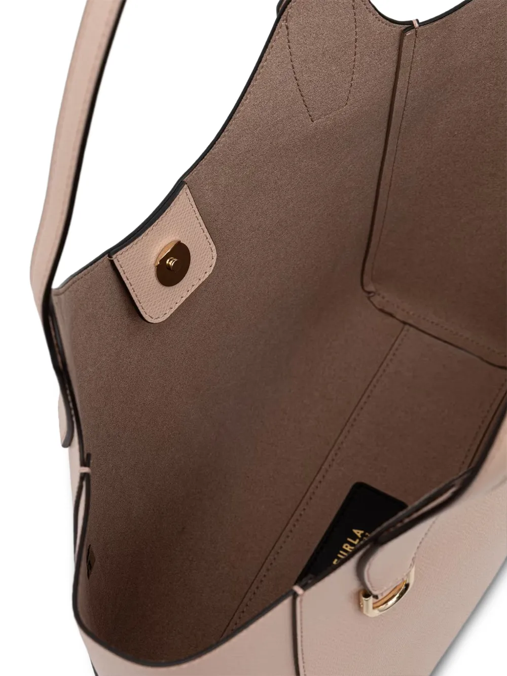 Furla Leren shopper Roze