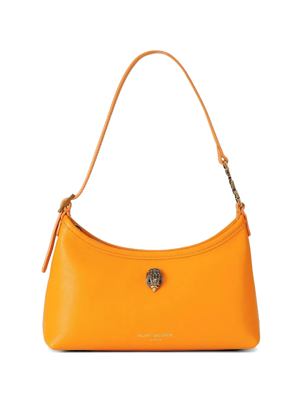 Kurt Geiger London Eagle-head logo-plaque shoulder bag - Arancione