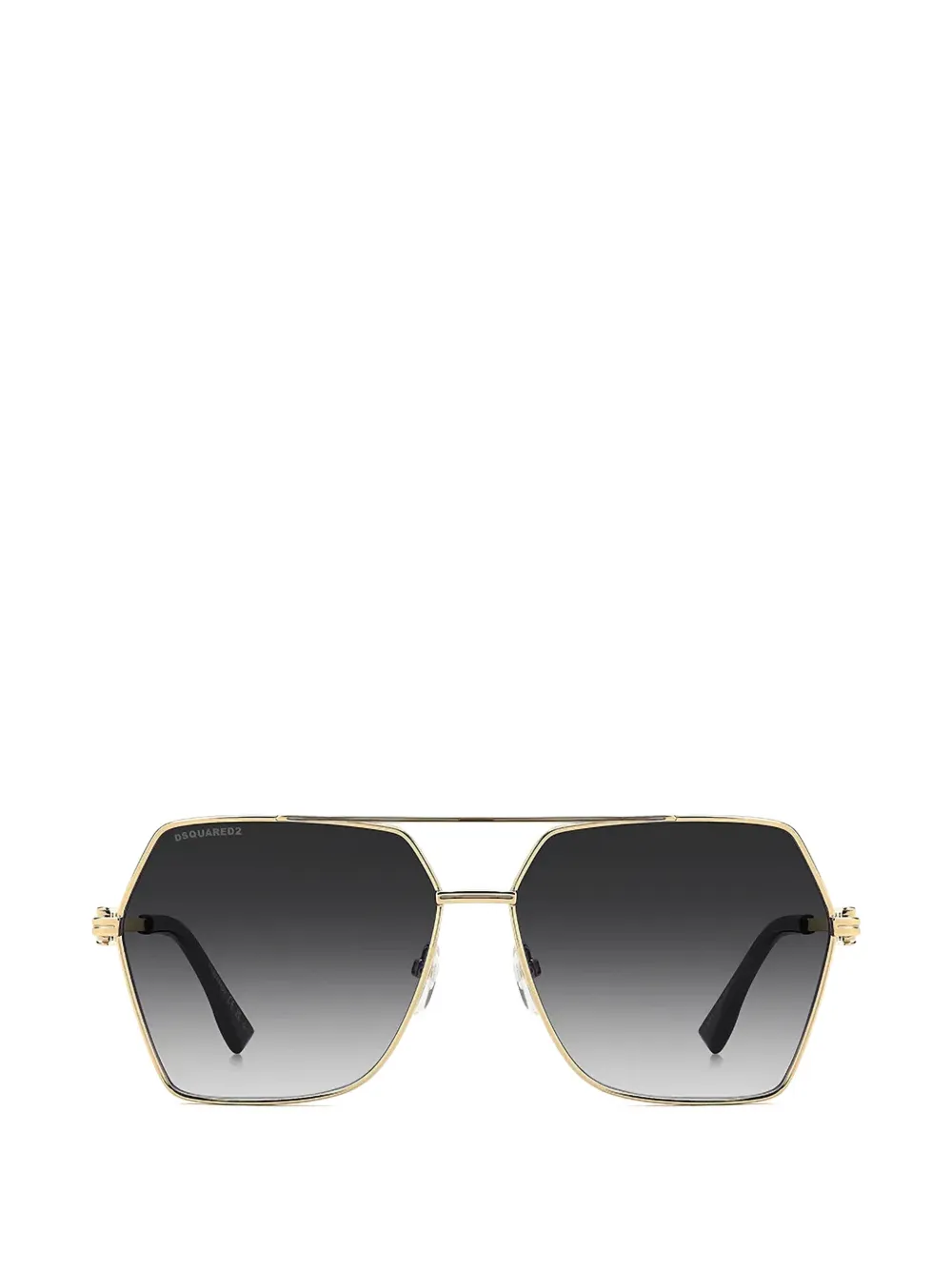 Dsquared2 Geometric-frame Sunglasses In Gold